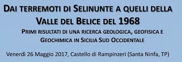 Conference: “From earthquakes in Selinunte to those in Valle del Belice in 1968”.