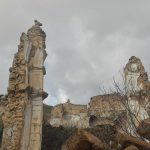 I ruderi della Chiesa Madre di Poggioreale, come appaiono oggi.